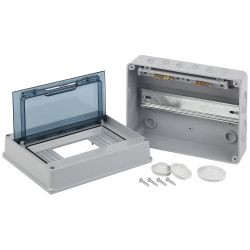 Корпус пластиковый навесной ЭРА SIMPLE КМПн-8 IP65 серый