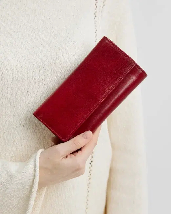 Кошелек 017 12 красный