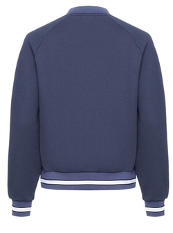 Женская теннисная куртка EA7 Woman Jersey - sky captain