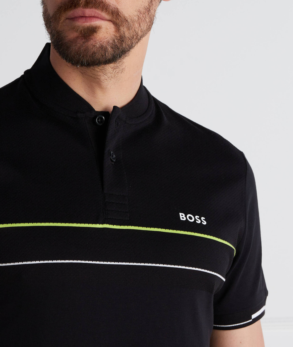 Поло Pariq BOSS GREEN - черный(50488286)