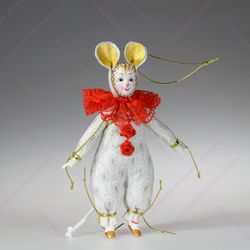 Ёлочная игрушка  Девочка-Мышка