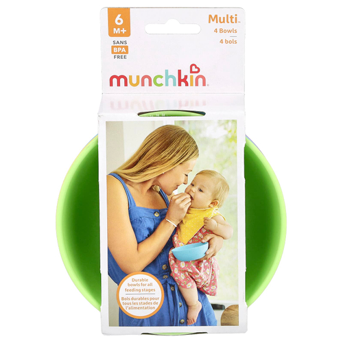 Munchkin, Multi ™ Bowls, от 6 месяцев, 4 штуки