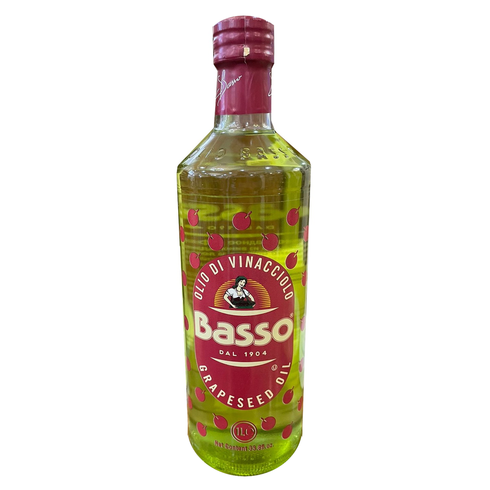 1000 мл Масло виноградной косточки Basso рафинированное