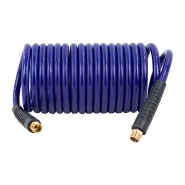 Шланг витой полиуретановый 6.5мм х 10мм х 5м с резьбовыми наконечниками 1/4'' YATAFORCE YF-AHC-48A