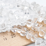 Горный хрусталь фриформ бусины, размер около 4-6,5*9-12 мм, цена за отрезок 19 см (1/2 нити)