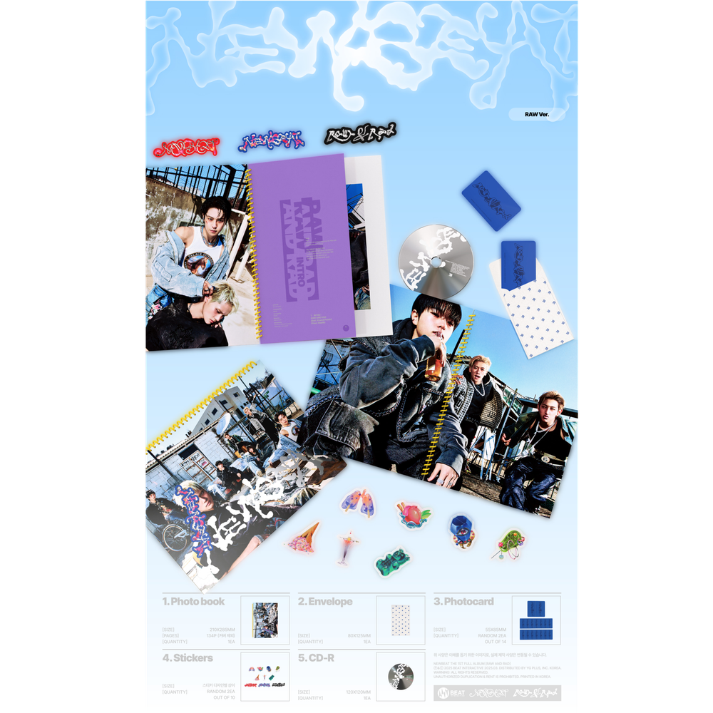 Альбом NEWBEAT - RAW AND RAD [PHOTOBOOK ver.]