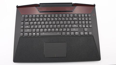 Верхняя панель с клавиатурой (топкейс) для ноутбука Lenovo Legion Y900-17ISK . раскладка - русская, с подсветкой, черная (5CB0L22057), оригинал