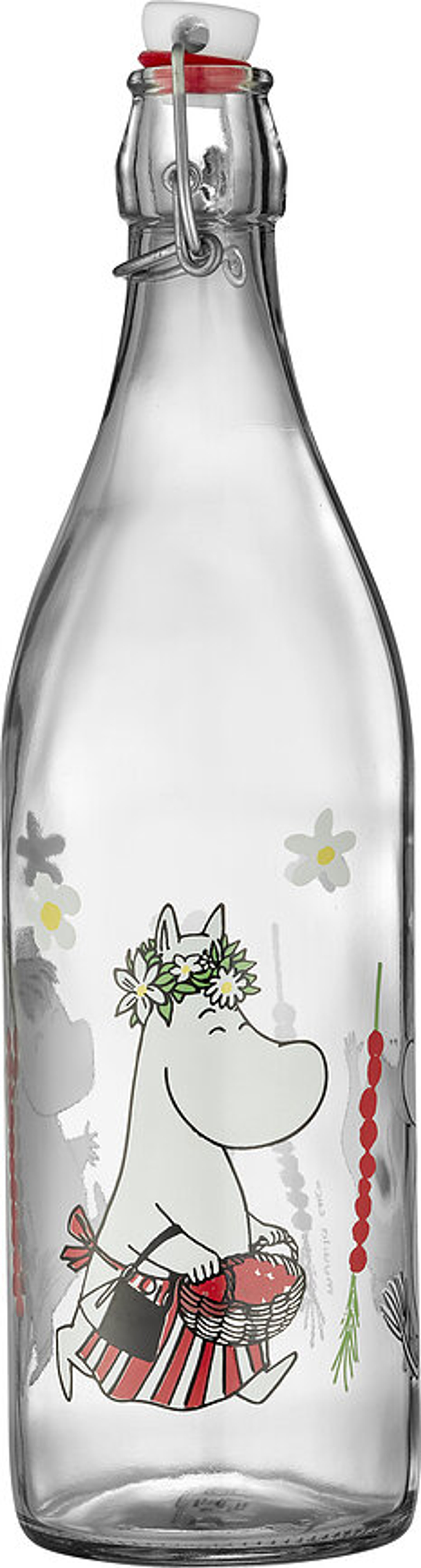 Бутылка для воды Muurla Muminki Wild Strawberries, стекло