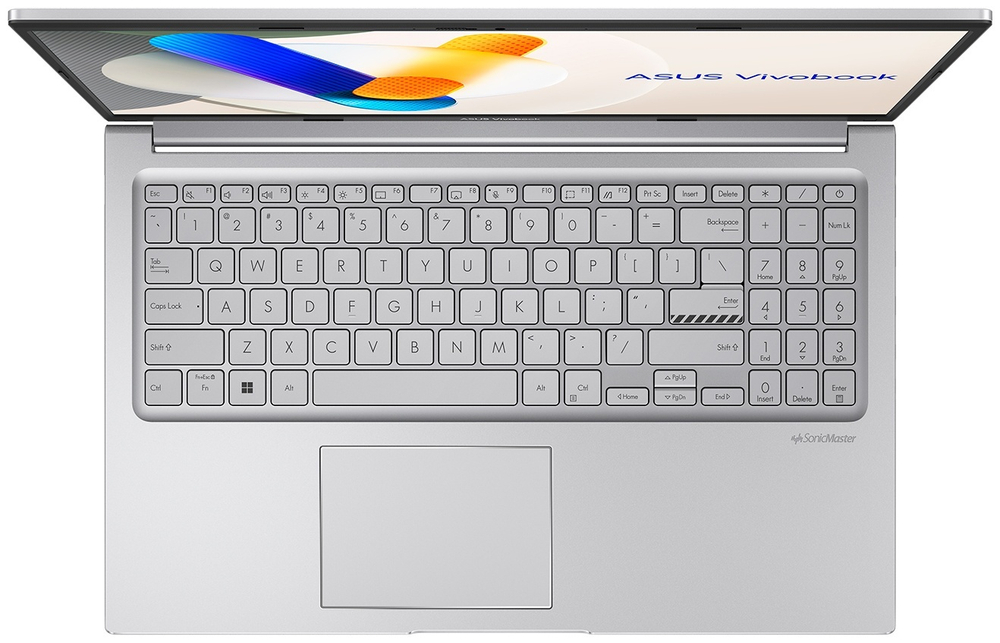Ноутбук ASUS VivoBook 15 15.6" / 16 Гб / SSD 512 Гб / Без ОС / X1504VA-BQ591 / 90NB13Y2-M00X80