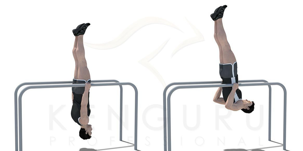 Брусья двойные для отжиманий разноуровневые