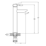 Смеситель для умывальника SOLONE, гайка EZA1-C090