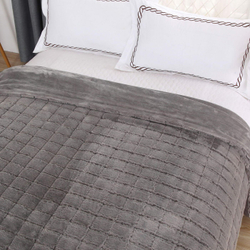 Плед 220х240 Sofi De MarkO Мадлен серый