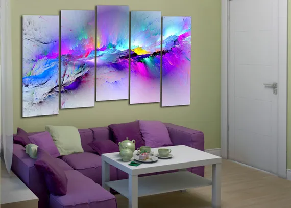 Модульная картина "Выпуклые узоры"