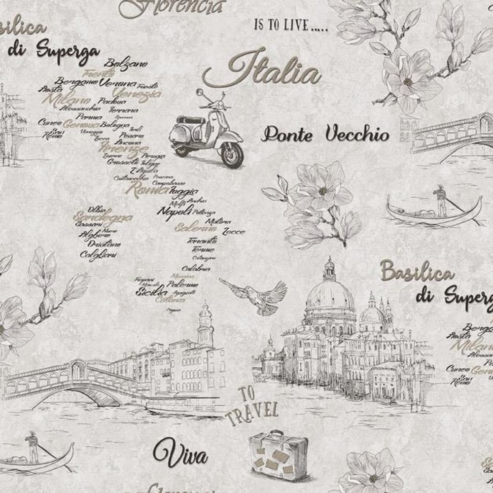 Обои Флоренция 11 винил.гор.тисн, флиз осн 1,06х10м