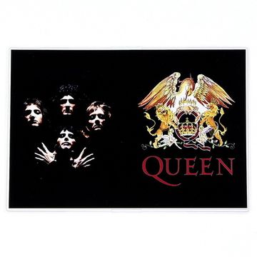 Обложка Queen группа/герб черный фон (183)