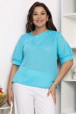 Блуза Лара (голубая) Б13856-3М LT Collection