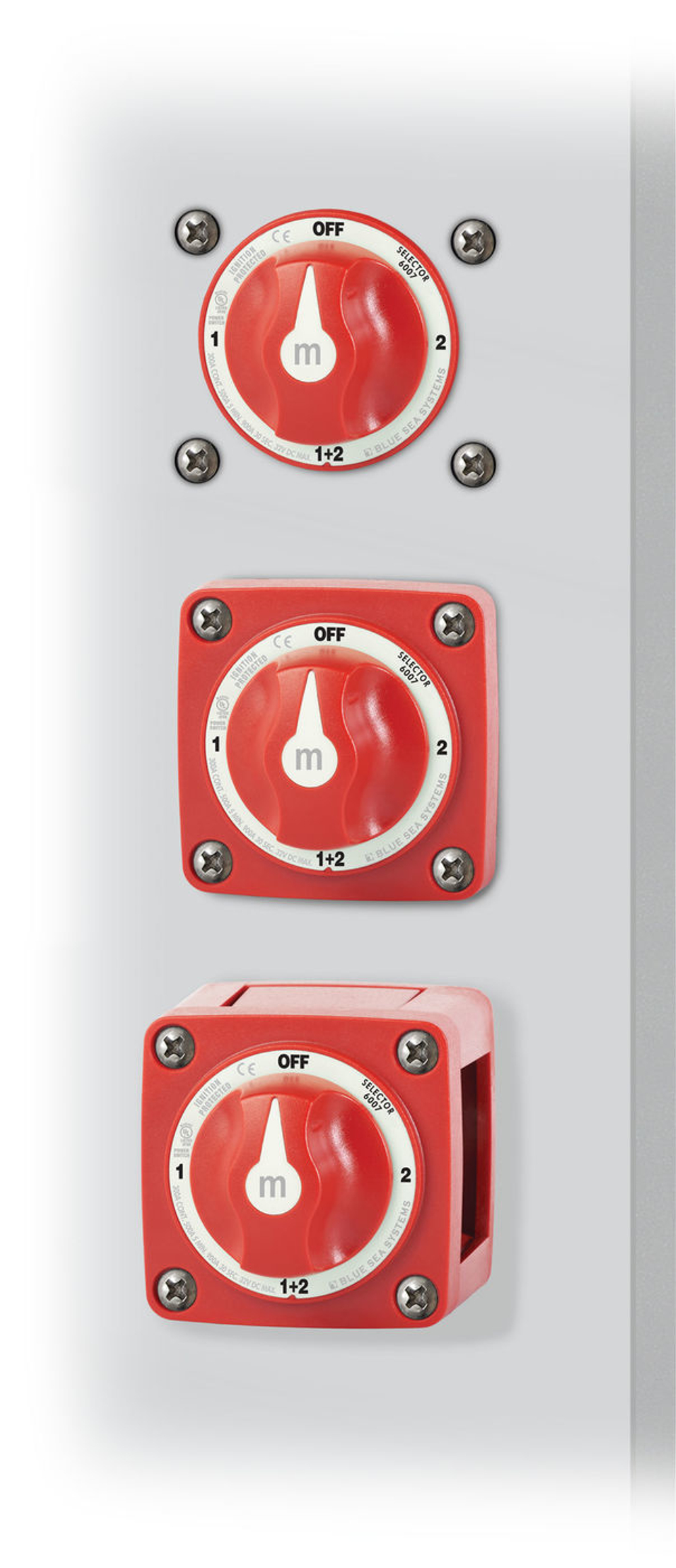 Выключатель массы "OFF-1-BOTH-2" (2 АКБ), 300 А