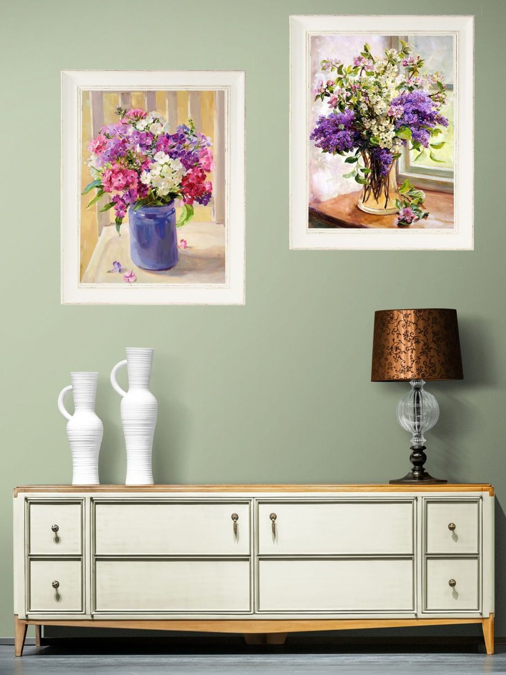 Картина на стену для интерьера на холсте в раме 38*48 см