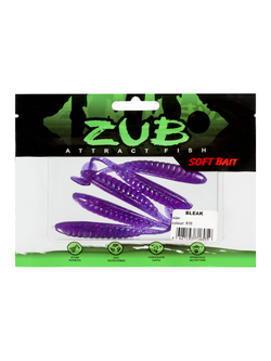 Приманка ZUB-BLEAK  75мм(3")-6шт, (цвет 610) фиолетовый с блестками