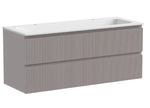 Тумба подвесная SANCOS Snob T 1195х445х500, c двумя ящиками оснащенными доводчиками, Doha Soft, арт.SNT120SM