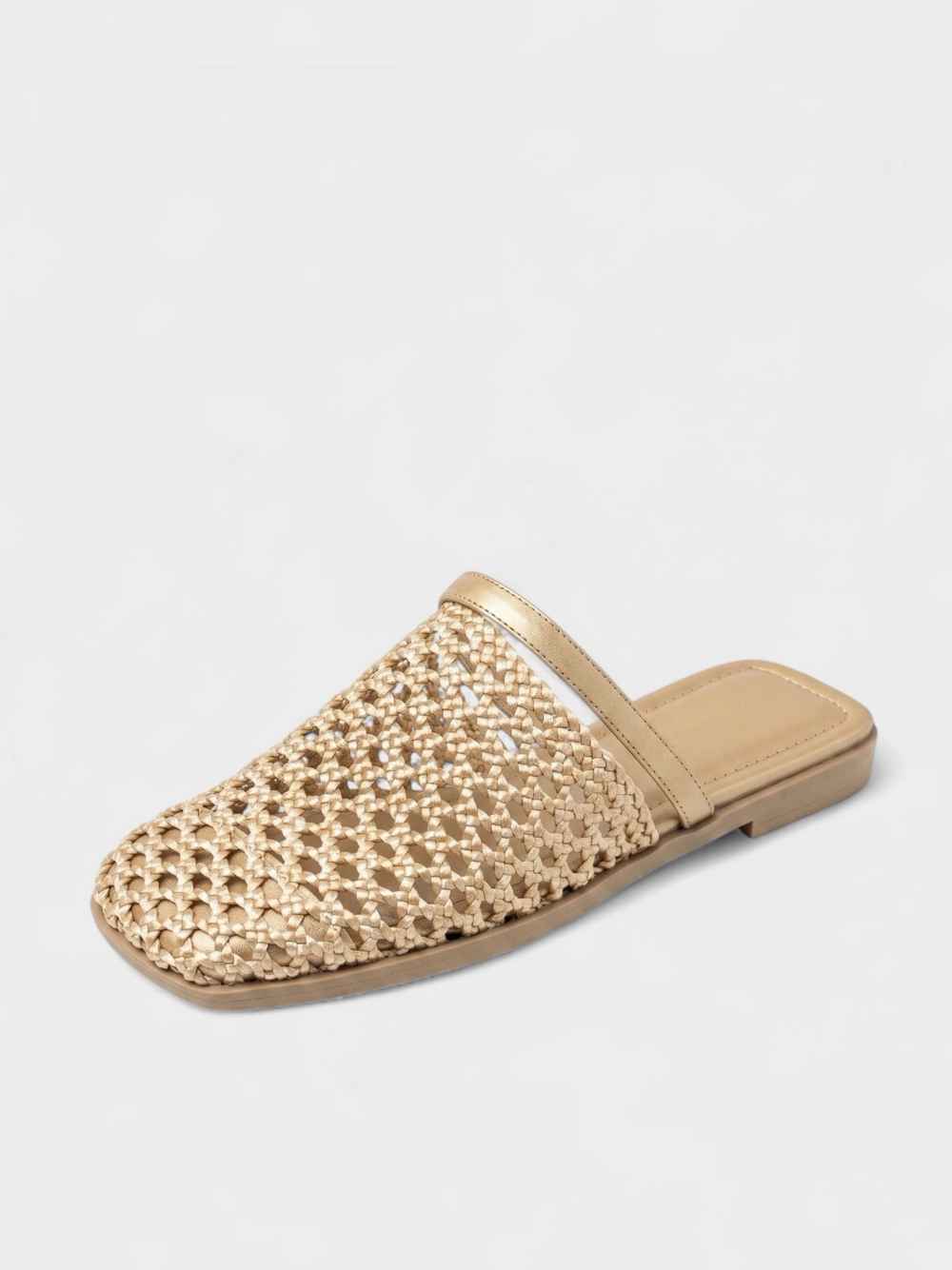 Сабо с плетением