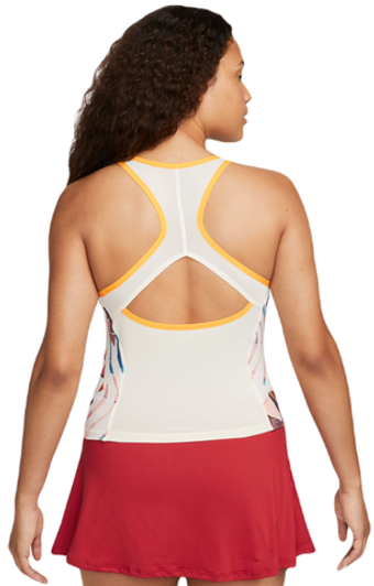 Женский топ теннисный Nike Court Dri-Fit Slam Printed Tennis Tank Top - разноцветный