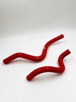Патрубки отопителя ВАЗ 2190 Гранта, Калина-2 силикон красный 2 шт