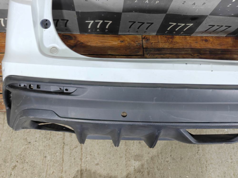 Бампер задний + юбка заднего бампера Geely Coolray 19-24 Б/У Оригинал 6600247097