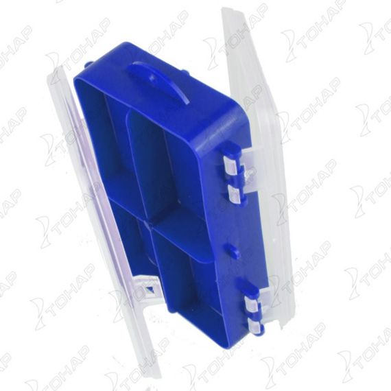 Коробочка для оснастки Helios двухсторонняя (синяя)