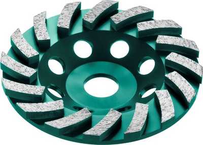 KRAFTOOL Turbo ᴓ125 мм алмазная чашка, INDUSTRIAL (33368-125)