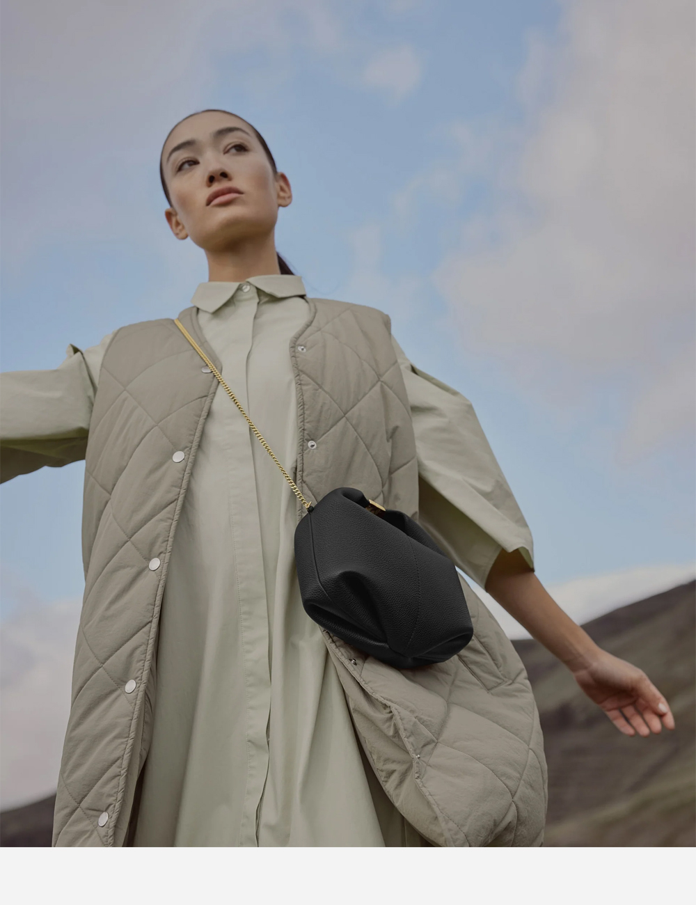 Сумка Béri Edition Textured Chain "Black"