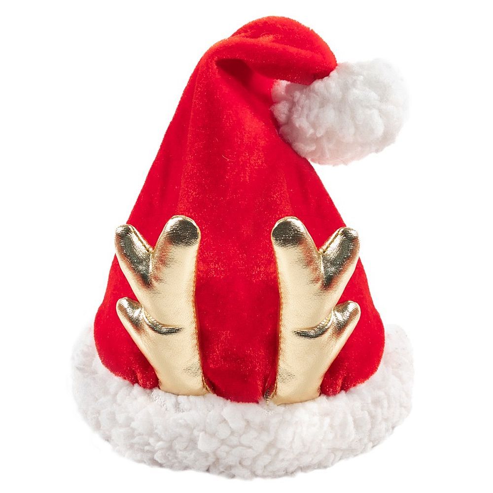Новогодний аксессуар NEW YEAR для животных "Колпак с рожками", 180*230мм, (Triol)