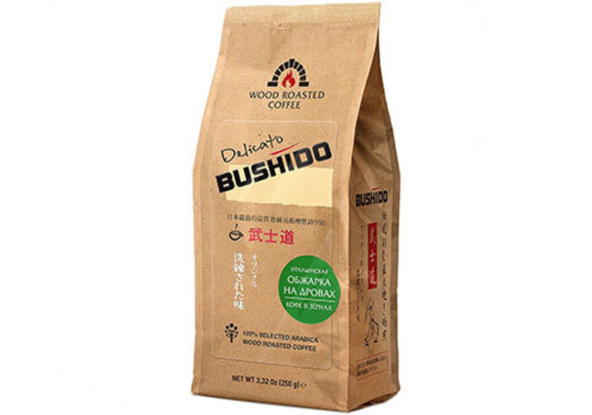 Кофе зерновой BUSHIDO Delicato, 250г