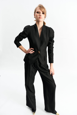 Комплект жакет - брюки 1275 черный