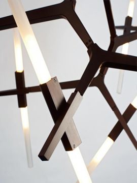 replica Lindsey Adelman 10 Bulbs Agnes Chandelier  (  BLACK )