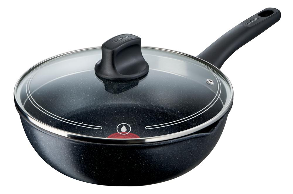 Мультисковорода 26 см. Tefal Black Stone G2818202
