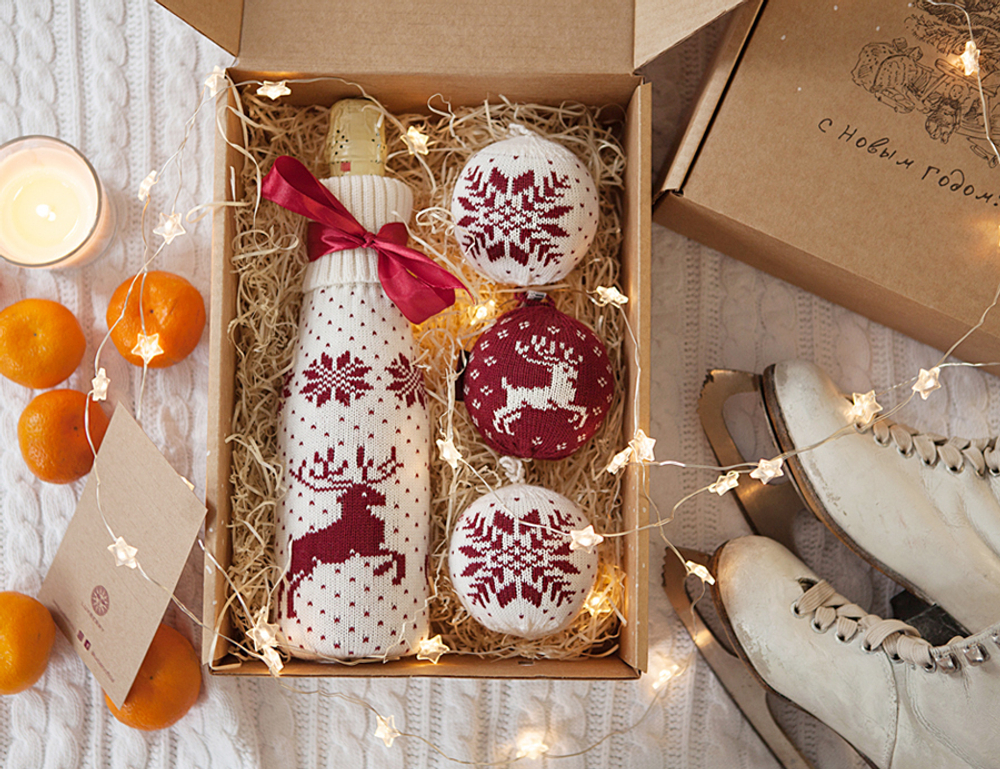 Набор подарочный Luxberry Box бордовый