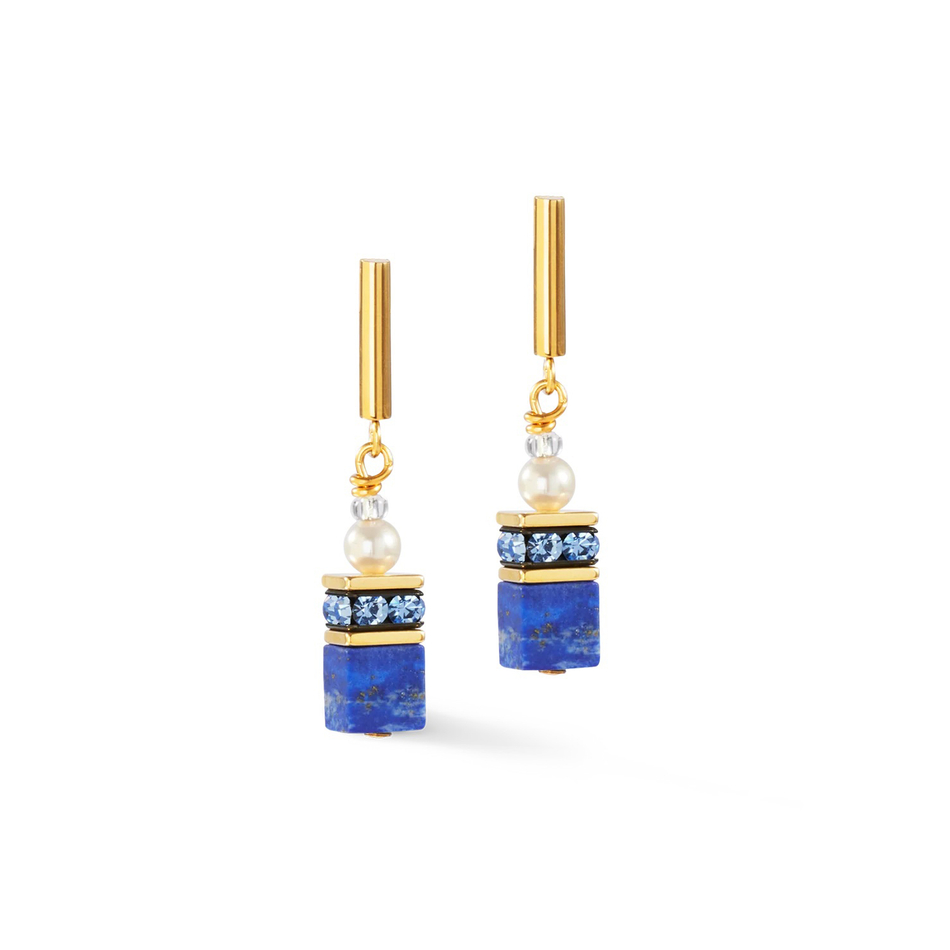Серьги Coeur de Lion Blue-Gold 5086/21-0716