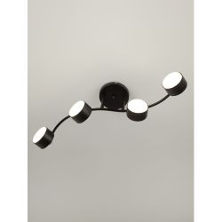 Светильник настенно-потолочный спот Rivoli Vanessa 7074-704 4хGX53 15 Вт поворотный | Rivoli