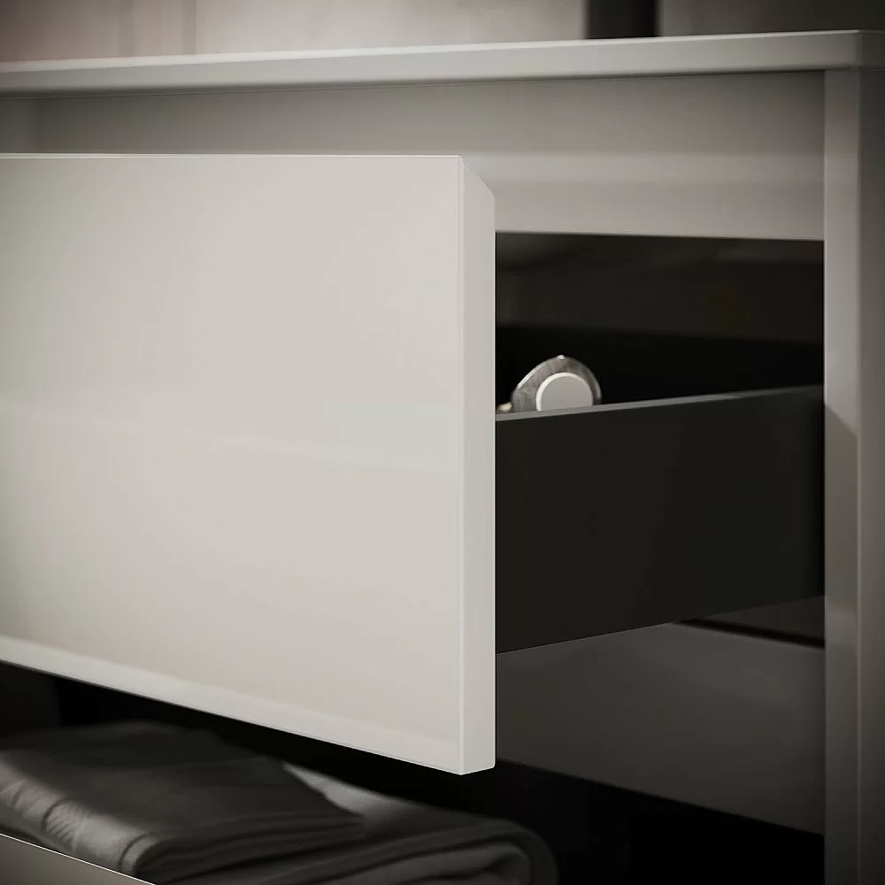 Тумба с раковиной Sancos Libra LB120-1W белый глянец