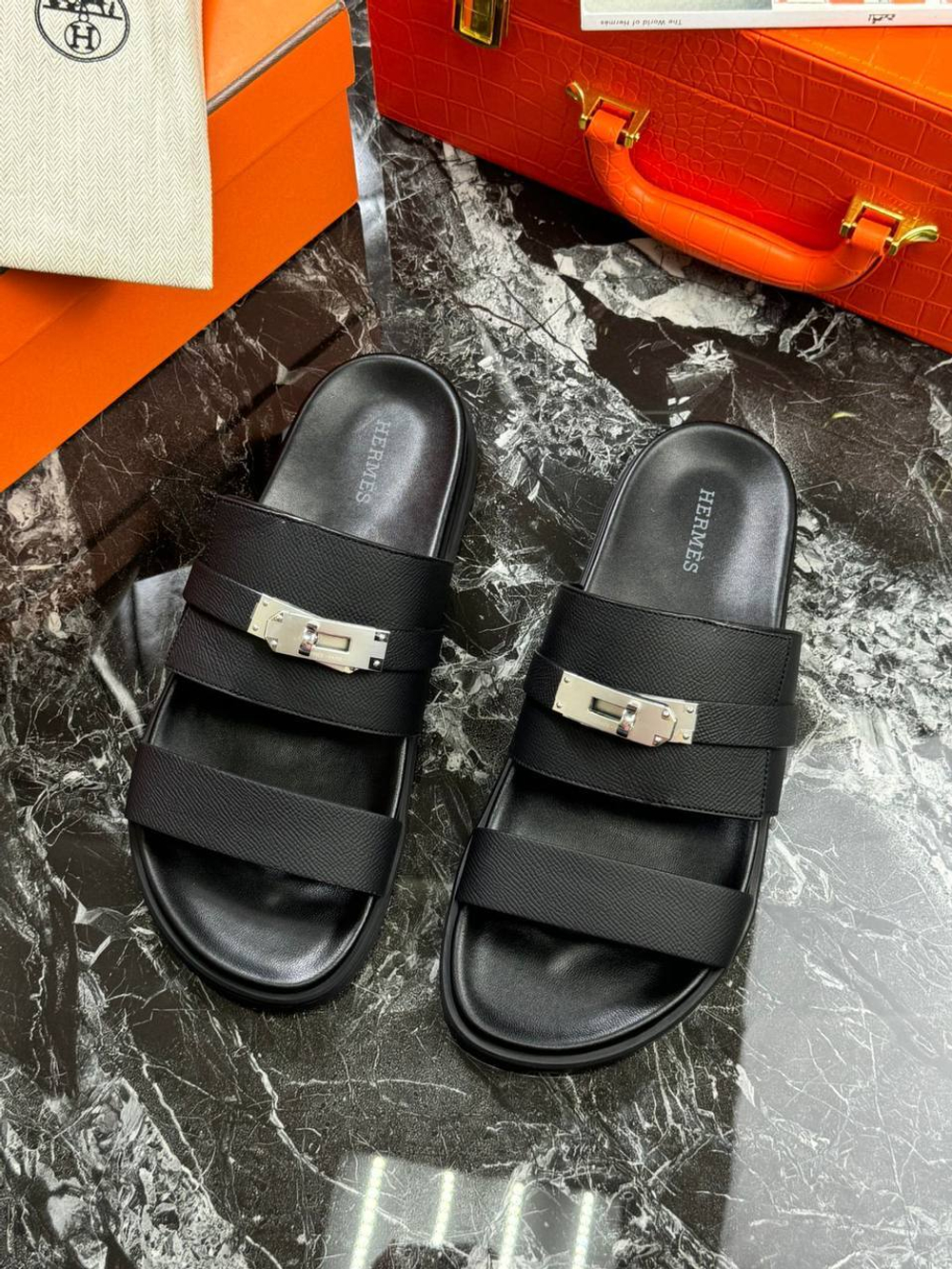 Шлепанцы Hermes