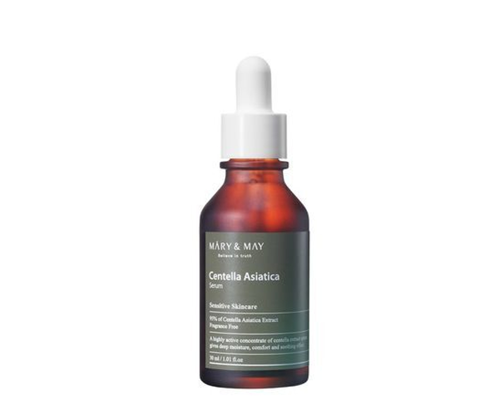 [MARY&MAY] Сыворотка для лица УСПОКАИВАЮЩАЯ ЦЕНТЕЛЛА Centella Asiatica Serum, 30 мл