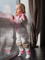 Комбинезон вязаный