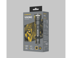 Фонарь светодиодный тактический Armytek Viking, 2330 лм, 295 м, теплый свет