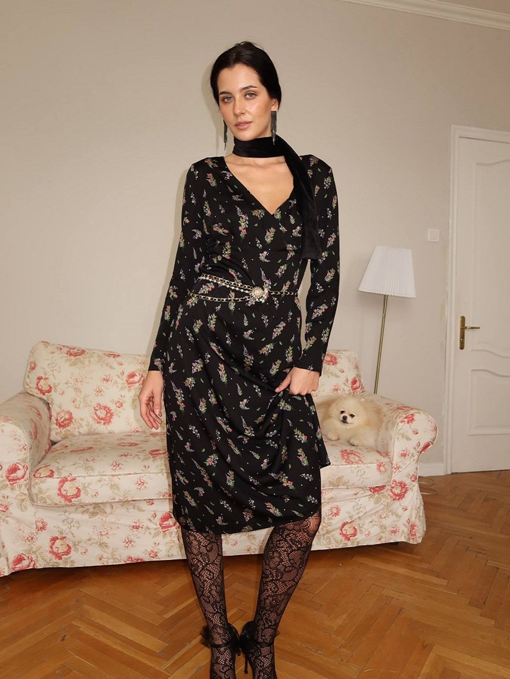 Платье Верона черная