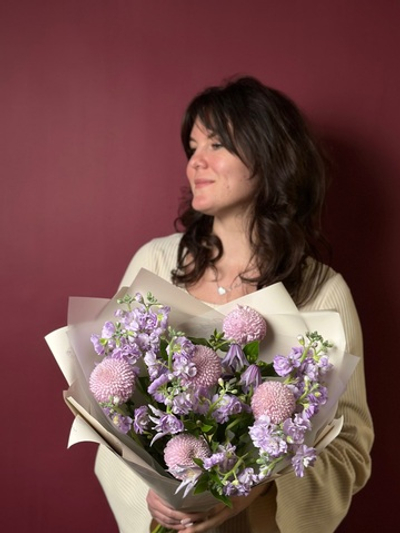 Сборный букет «Лавандовая нежность»