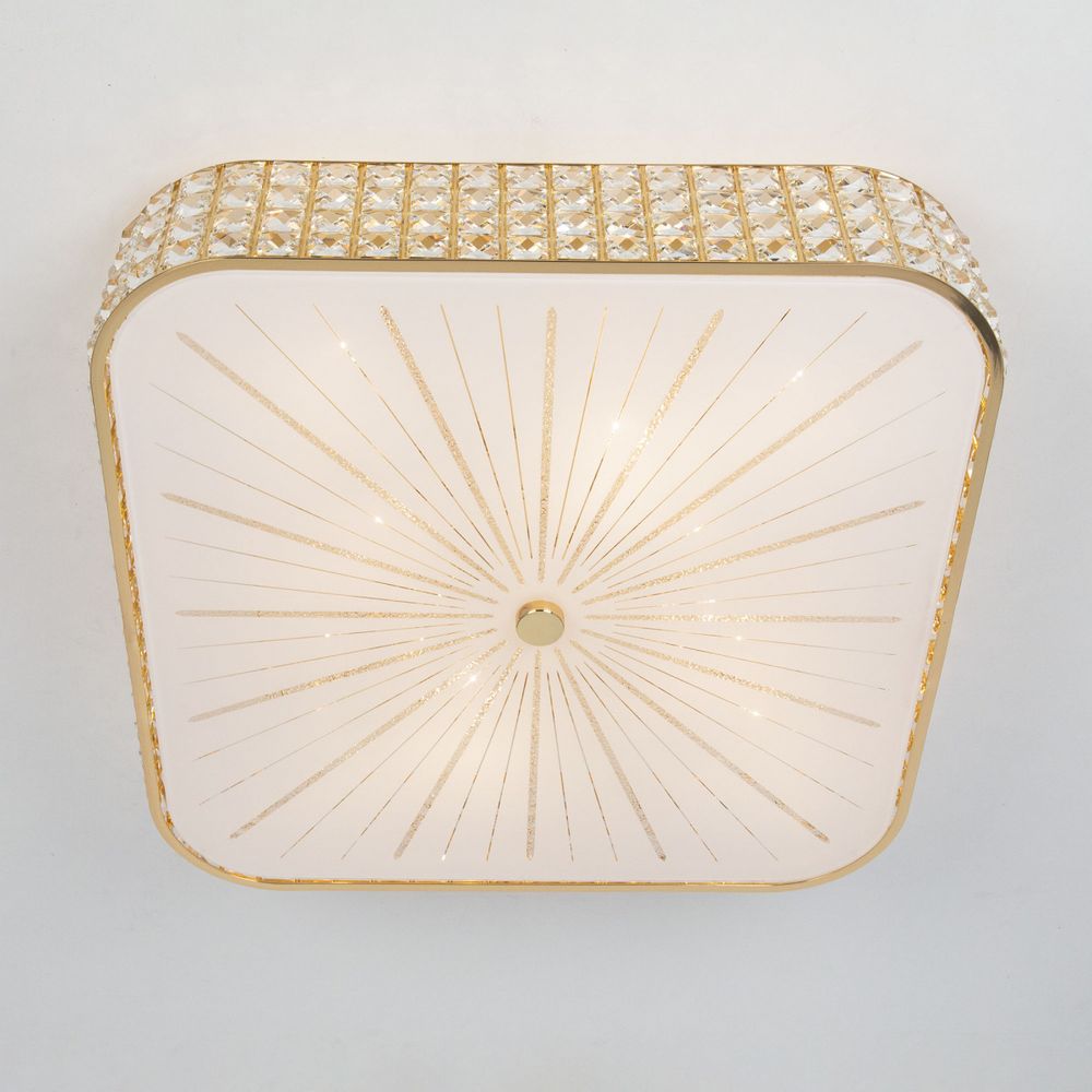 Citilux Портал CL324282 Люстра хрустальная Золото