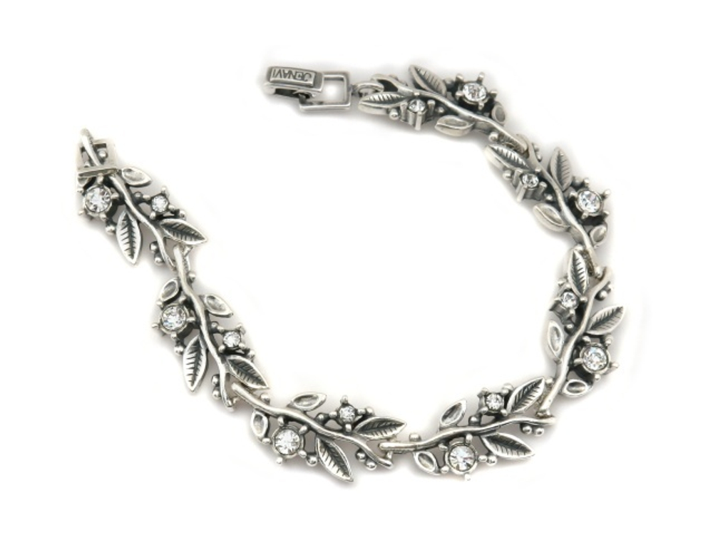 "Баядерка" браслет в серебряном покрытии из коллекции "Балет" от Jenavi  с замком пряжка