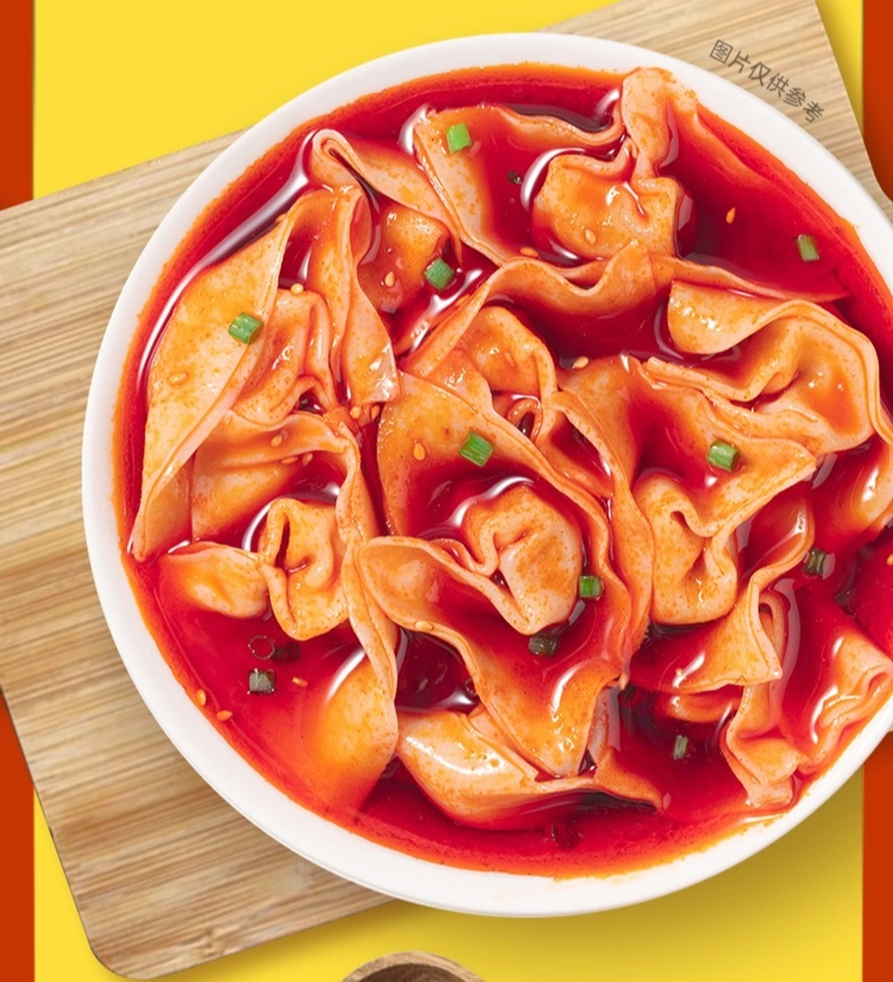 Пельмени быстрого приготовления с пряным маслом (вонтоны)