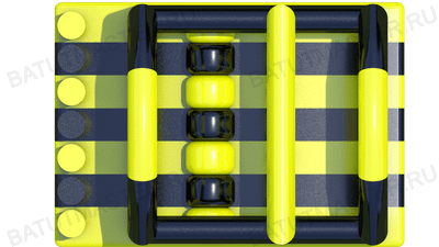 Надувной модуль препятствий «Зубья»